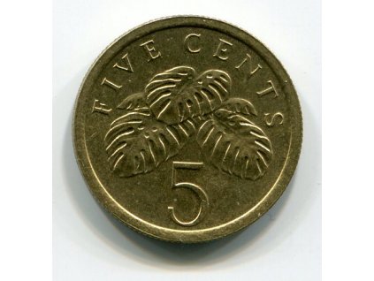 SINGAPUR. 5 cents 1989. KM-50