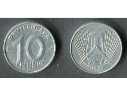 NDR. 10 Pfennig 1953/E. KM-7