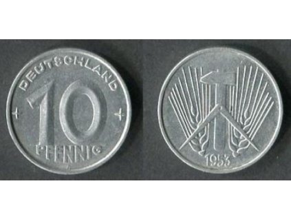 NDR. 10 Pfennig 1953/A. KM-7