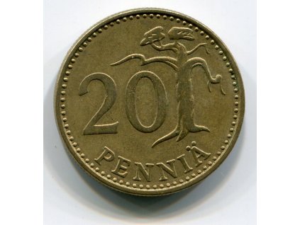 FINSKO. 20 penniä 1974.