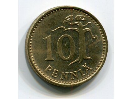 FINSKO. 10 penniä 1975/S. KM-46