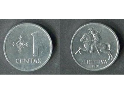 LITVA. 1 centas 1991. KM-85