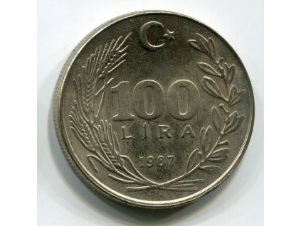 TURECKO. 100 lira 1987.