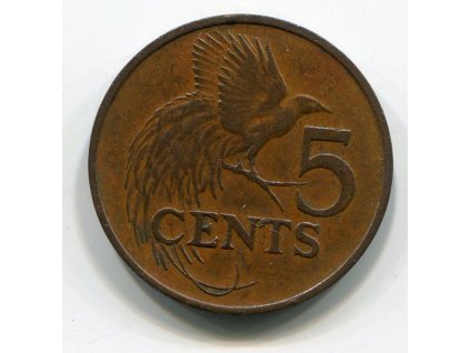 TRINIDAD A TOBAGO. 5 cents 1980.