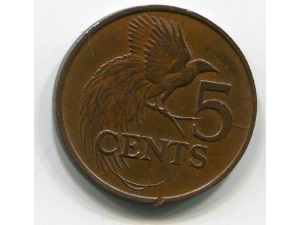 TRINIDAD A TOBAGO. 5 cents 1983.