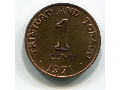 TRINIDAD A TOBAGO. 1 cent 1971. KM-1