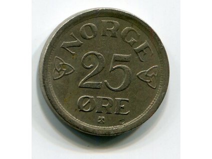 NORSKO. 25 öre 1956. KM-401