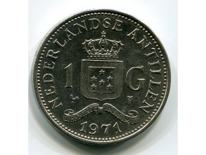 NIZOZEMSKÉ ANTILY. 1 gulden 1971. KM-12