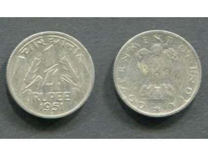 INDIE. 1/4 rupee 1951/diamant. KM-5.1