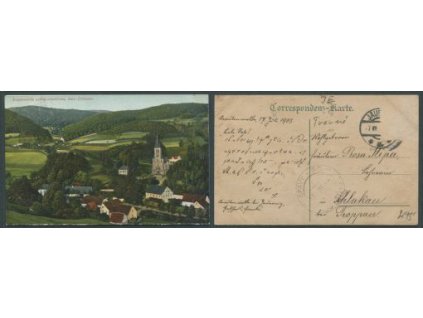 TRAVNÁ / Krautenwalde und Gnadenkirche. 1908.