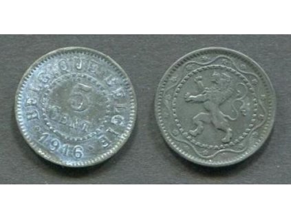 BELGIE. 5 centimes 1916. BELGIQUE - BELGIE.