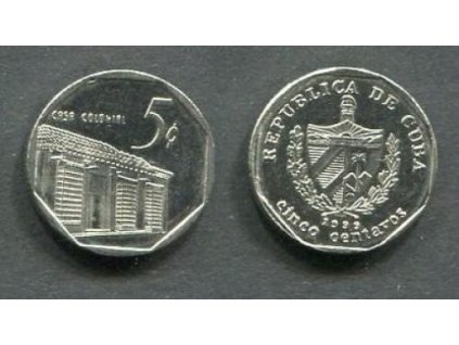 KUBA. 5 centavos 1999. KM-575.2