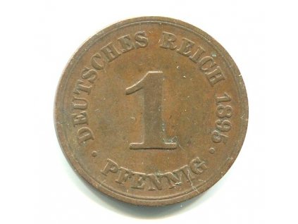 NĚMECKO. 1 Pfennig 1895/A.