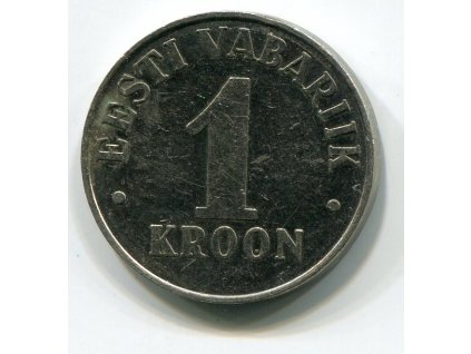 ESTONSKO. 1 kroon 1995. KM-28