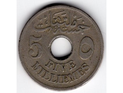 EGYPT. 5 milliemes 1935