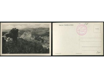 SOKOL. Vyhlídka na Sokole. Český ráj.