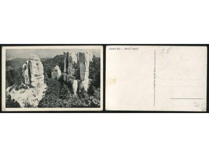 ČESKÝ RÁJ. Dračí skály.