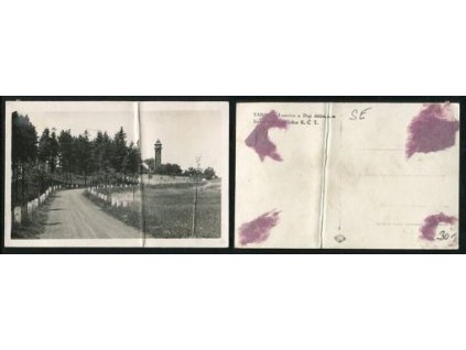 LOMNICE NAD POPELKOU. Rozhledna. 682 m.n.m.