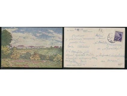 PŘEROV. Městská nemocnice. 1943.