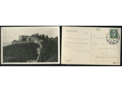 HELFŠTÝN. Hrad. 1931.