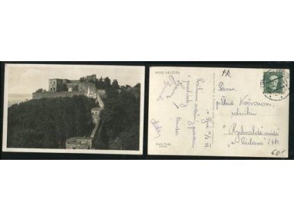 HELFŠTÝN. Hrad. 1934.