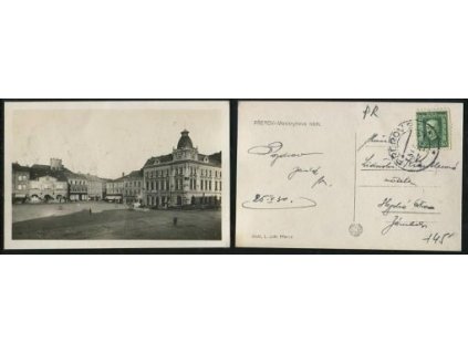 PŘEROV. Masarykovo nám. 1930.