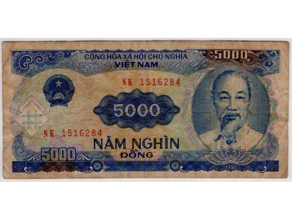 VIETNAM. 5.000 dong. 1991.