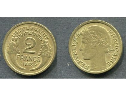 FRANCIE. 2 francs 1938.
