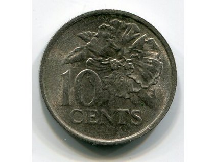 Trinidad a Tobago. 10 cents 1980.