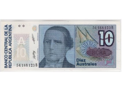 ARGENTINA. 10 australes (1985).