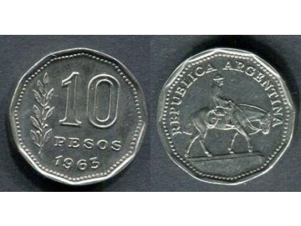 ARGENTINA. 10 centavos 1963