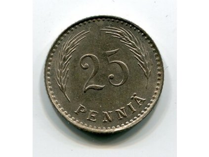 FINSKO. 25 penniä 1921.