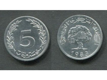 TUNIS. 5 millim 1983. KM-282