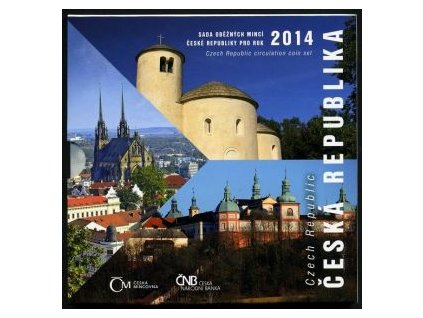 ČESKO. Sada oběžných mincí 2014. Česká republika. b.k.