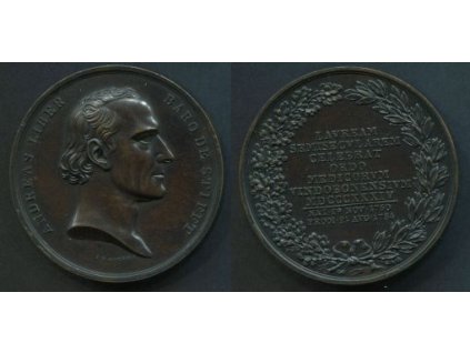 STIFFT, Andreas von. Lékař císaře Františka II. Medaile k 50. výročí promoce 1784-1824.