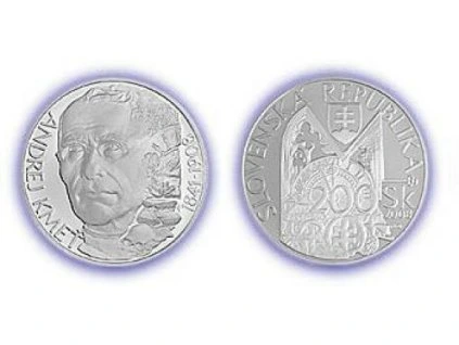 SLOVENSKO. 200 Sk 2008. Kmeť. b.k.
