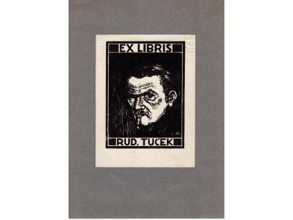 L. A.: Ex libris Rud. Tuček.