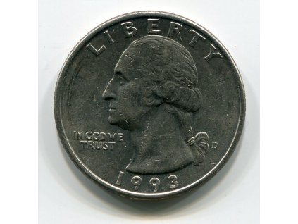 USA. 1/4 dollar 1993/D.