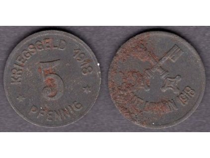 LAUBAN. 5 Pfennig 1918.