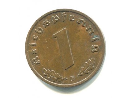 NĚMECKO. 1 Pfennig 1937/F.