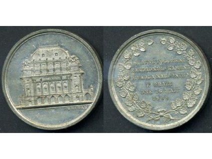 Slavné položení základního kamene Divadla národního v Praze dne 16. máje 1868.