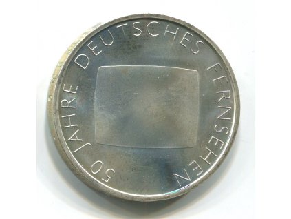 NĚMECKO. 10 euro 2002/G. 50 Jahre deutsches Fernsehen.