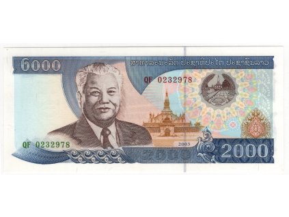 LAOS. 2.000 kip 2003.