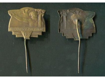 MORAVSKÁ OSTRAVA. Slet sokolstva. 1922.