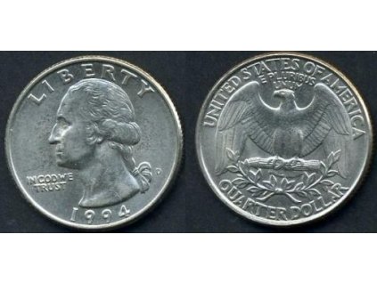 USA. 1/4 dollar 1994/D.