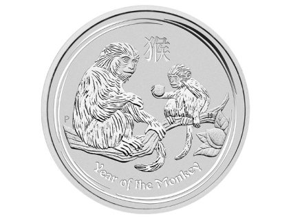 2016 silver perth monkey coin reverse