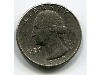 USA. 1/4 dollar 1978/D.