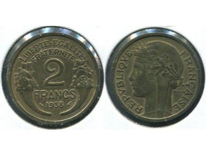 FRANCIE. 2 francs 1938.