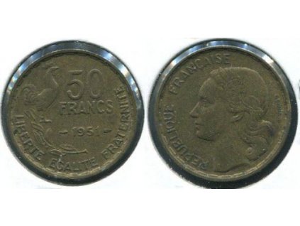 FRANCIE. 50 francs 1951.