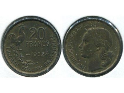 FRANCIE. 20 francs 1952.
